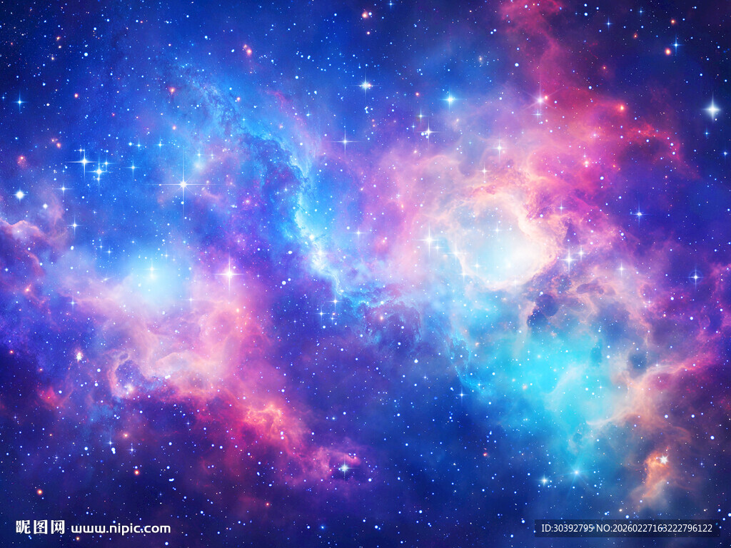 梦幻绚丽星云宇宙星空 