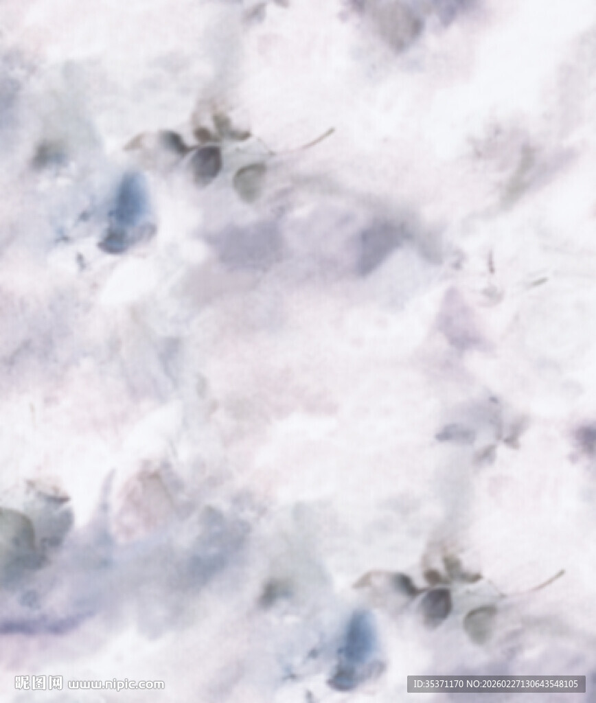 梦幻水彩风飞鸟画面