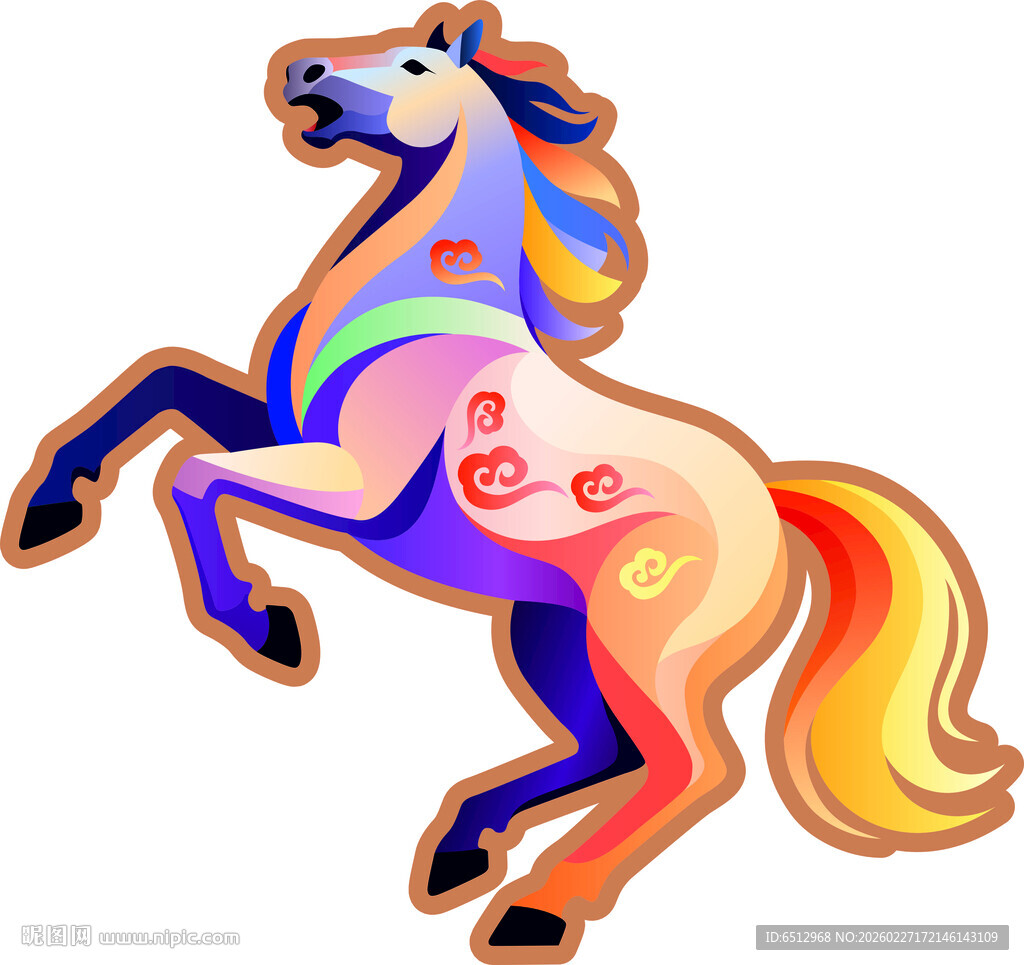 2026年中国新年吉祥马图