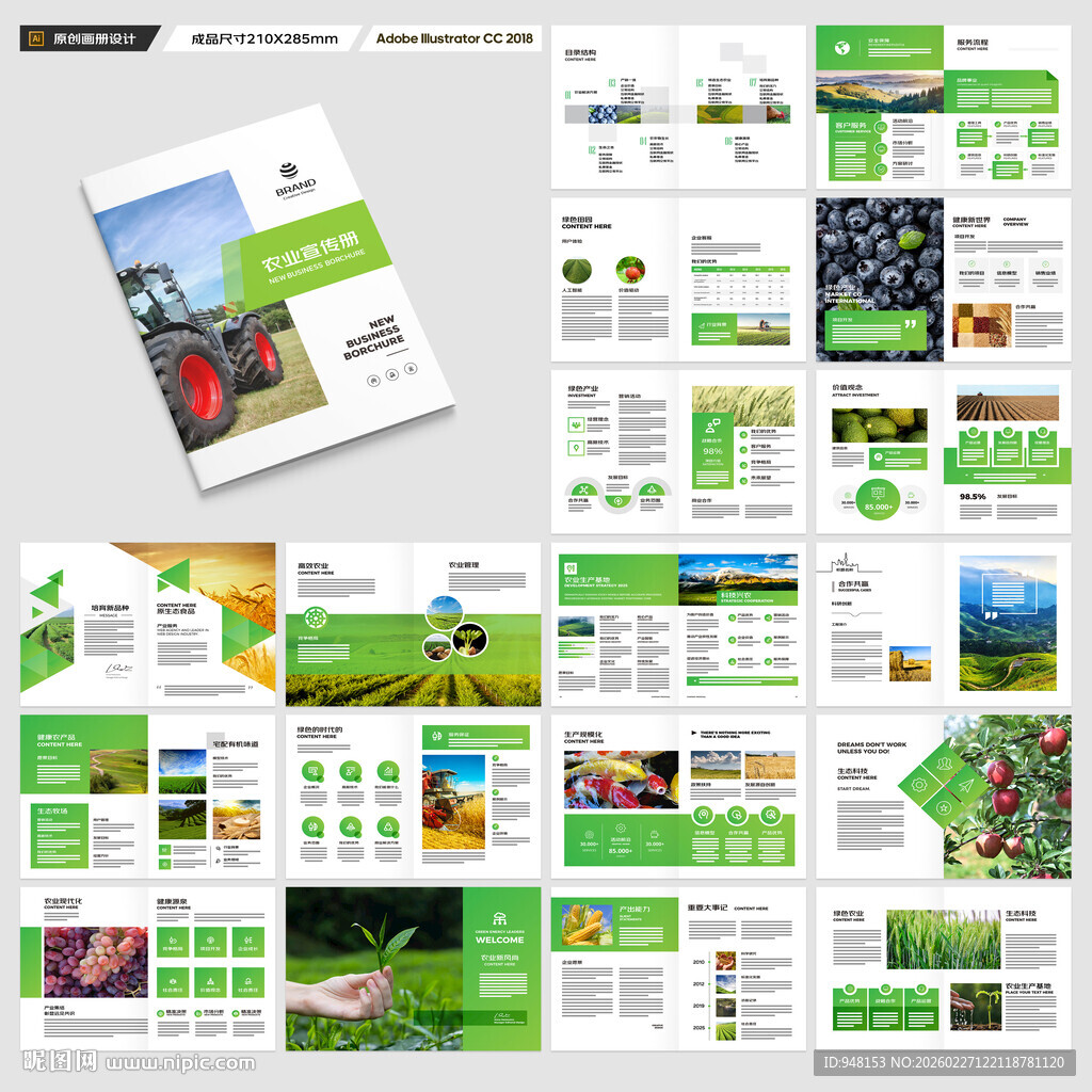 农产品宣传册