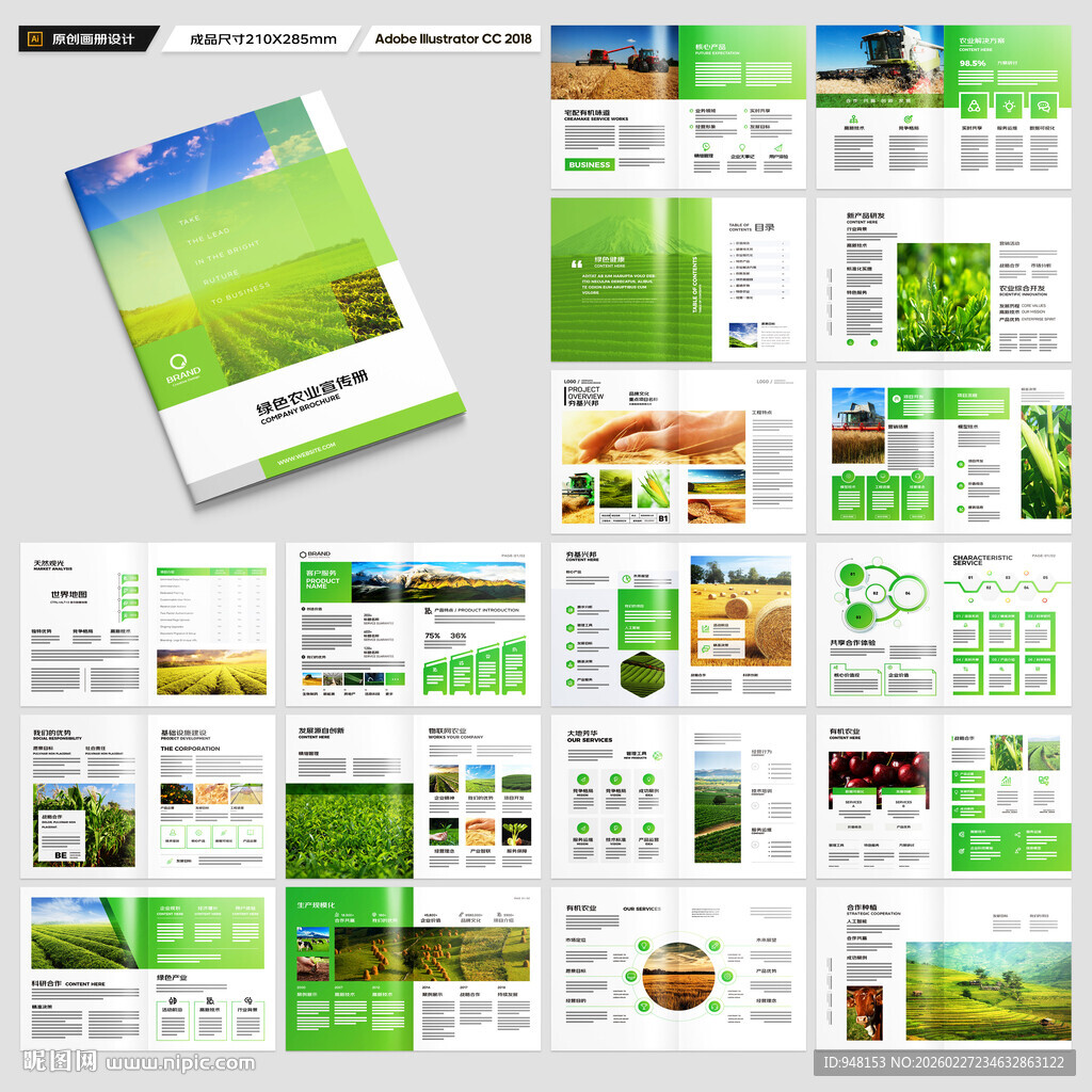 农业合作社画册