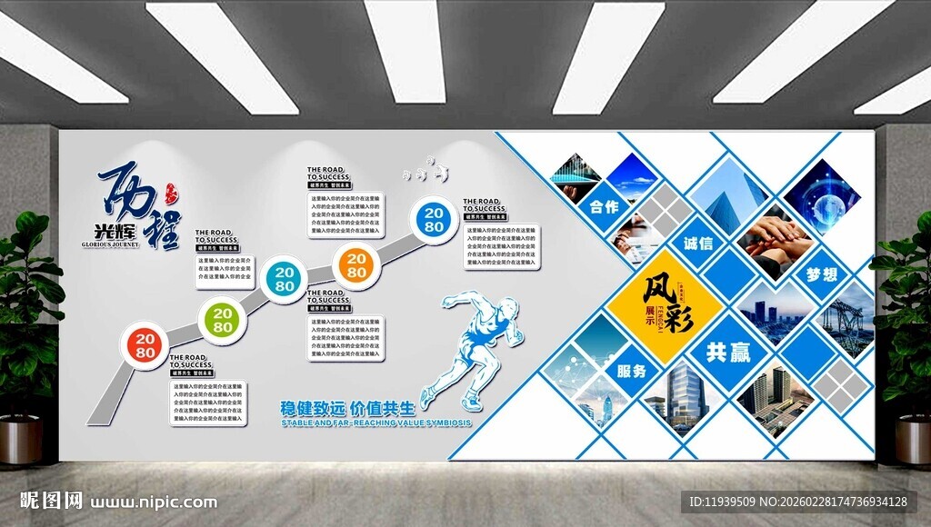 银行文化墙历程发展