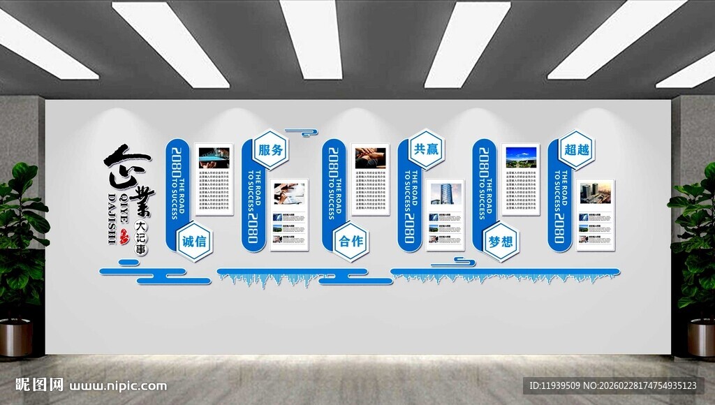 企业文化口号形象墙发展历程