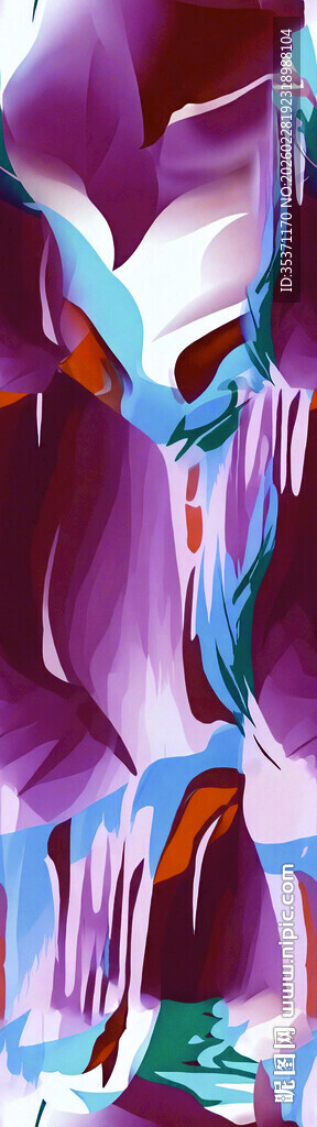 梦幻抽象色彩流体艺术