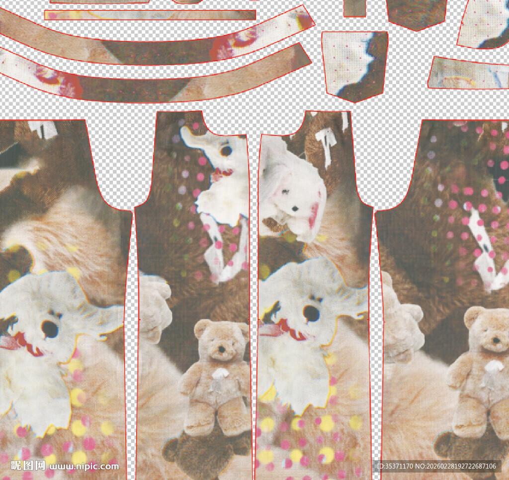 可爱毛绒玩具展示