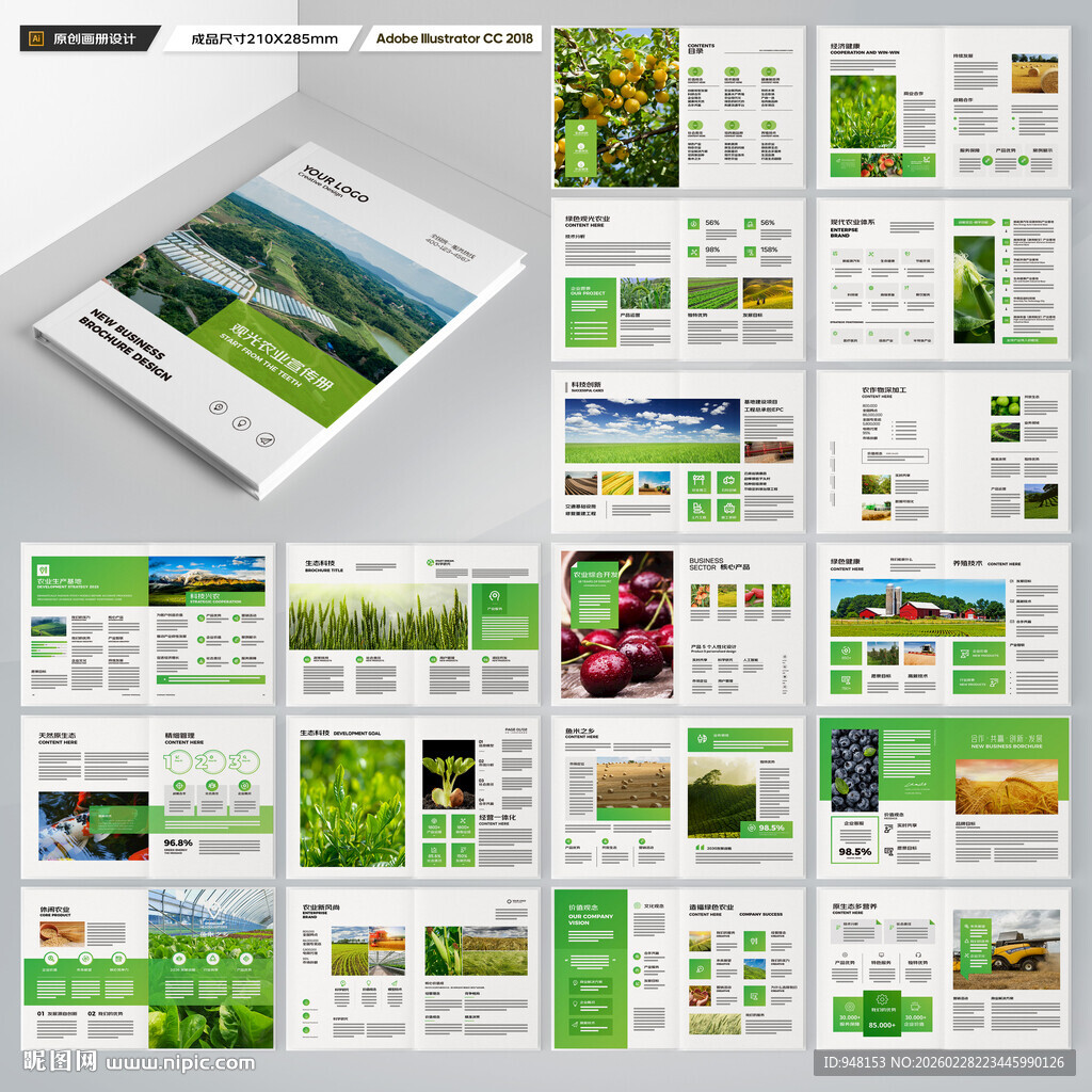 农业合作社画册