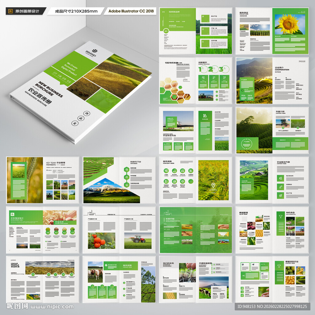 农业合作社画册