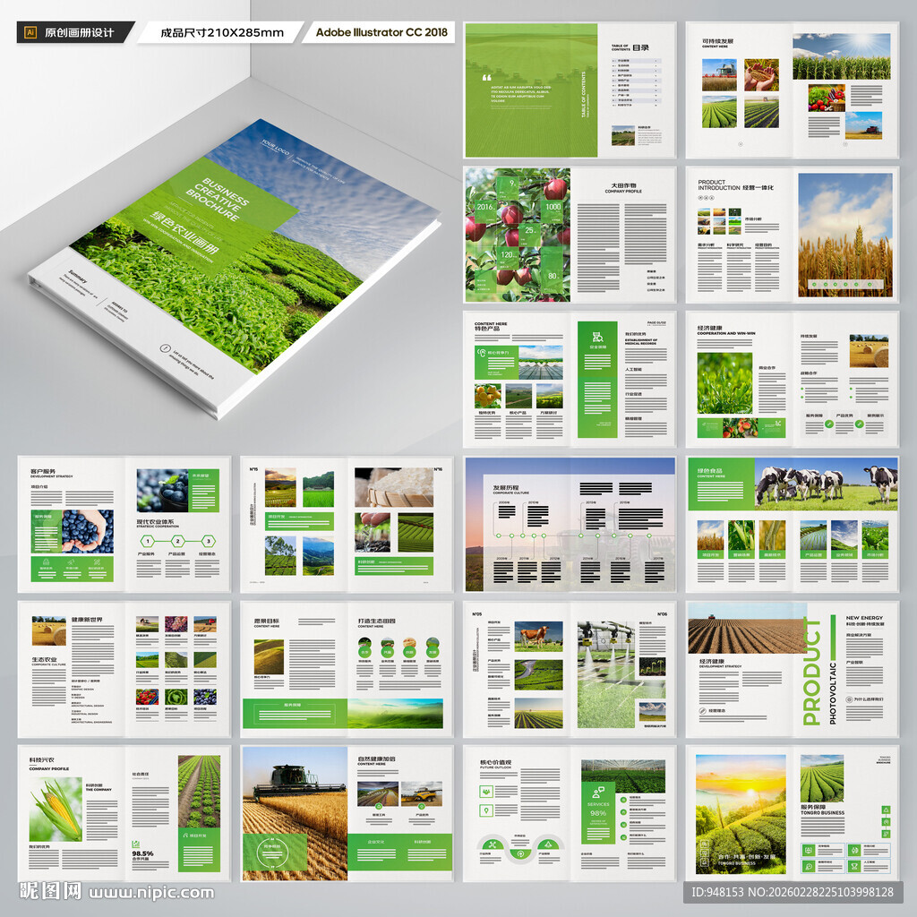 农产品画册