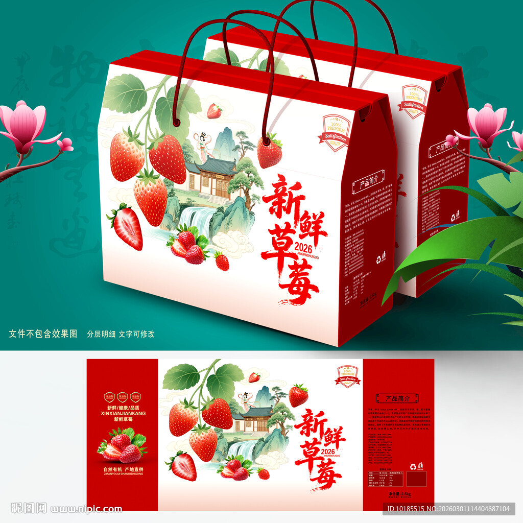 草莓包装