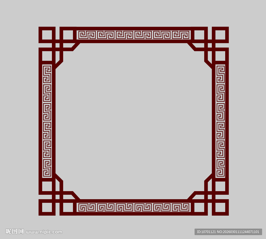 中式古典边框图案