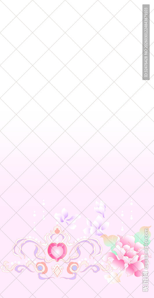 粉色浪漫花卉装饰背景图就是今天