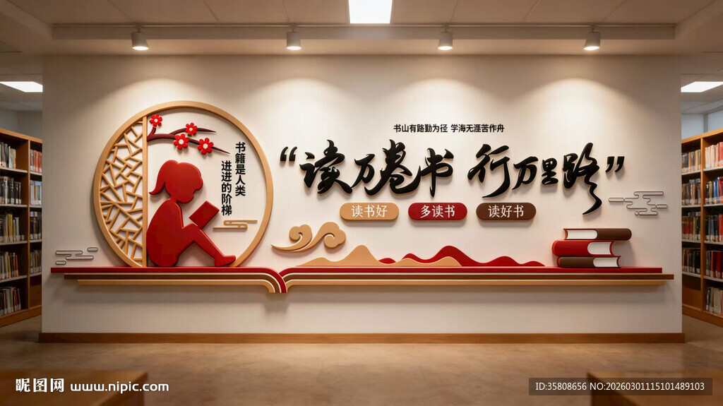 图书馆文化墙
