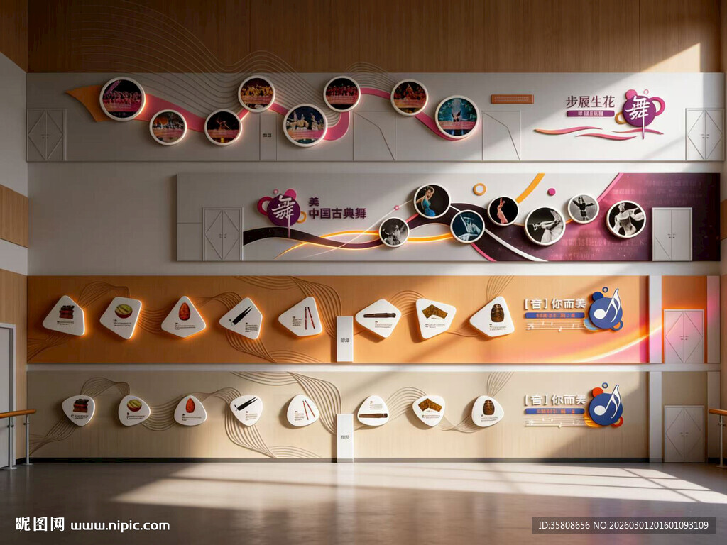 音乐舞蹈文化墙