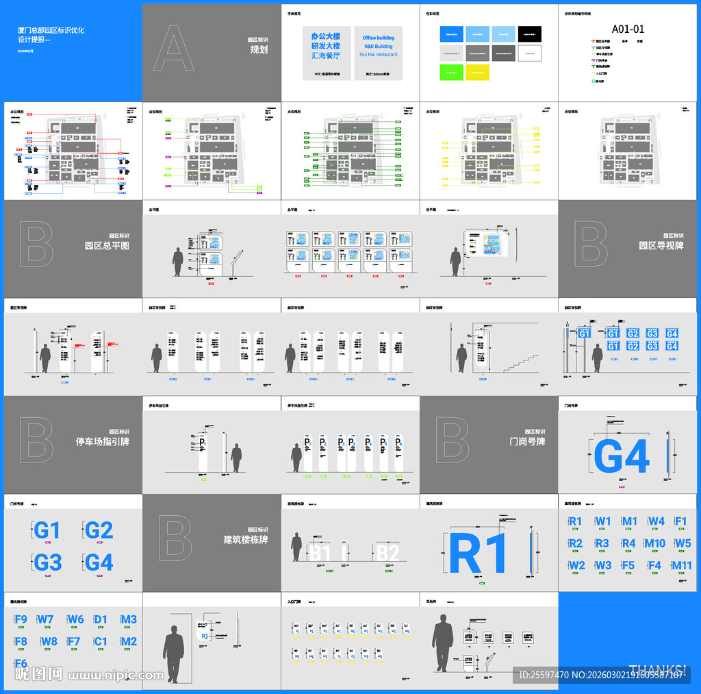 园区高端导视标识