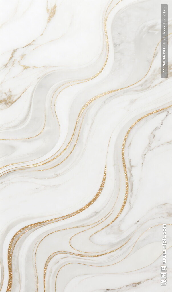 白金色大理石纹理背景图