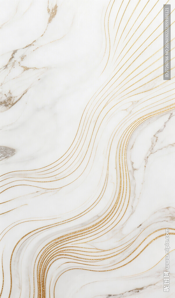 大理石纹理金色线条背景图