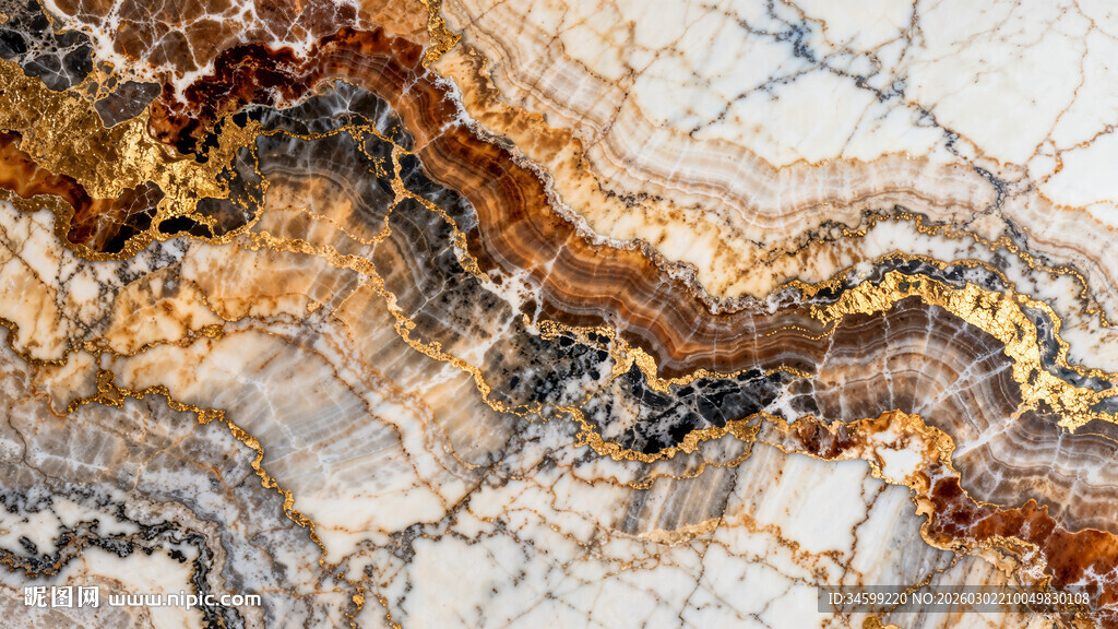 大理石纹奢石背景墙