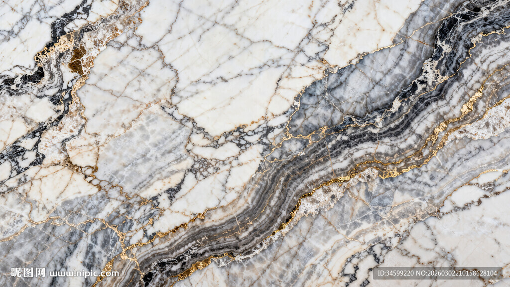 纹理独特的大理石图案