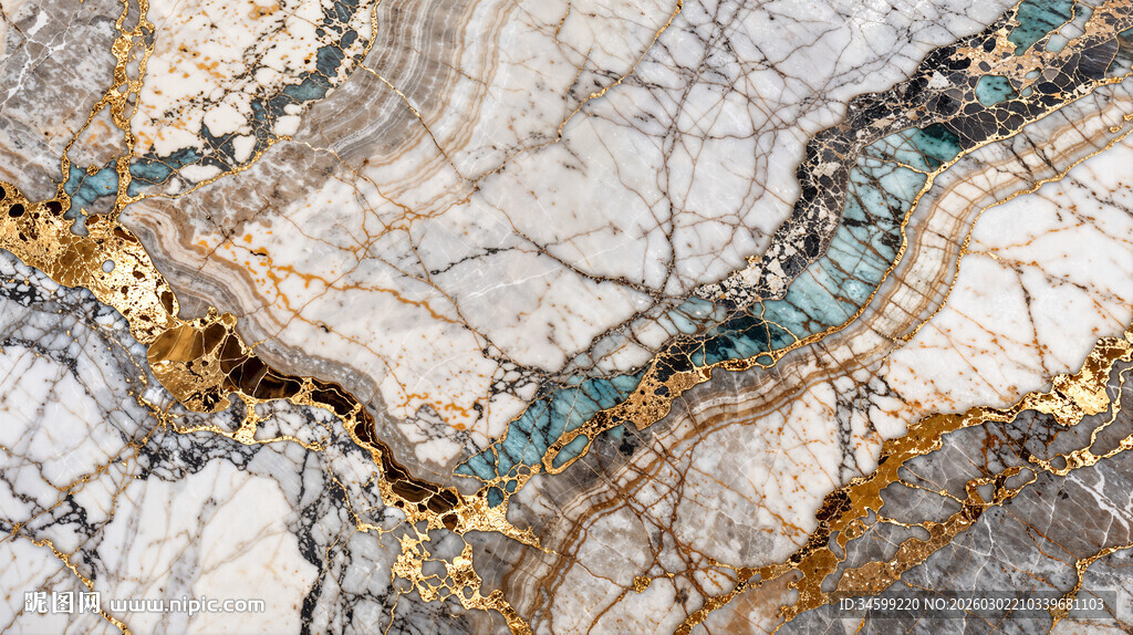 奢华大理石纹理图案