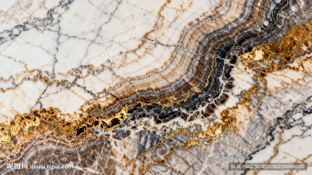 奢华大理石纹理图案