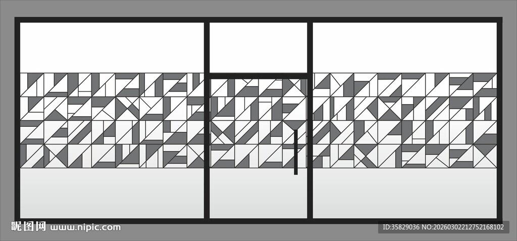 中式镂空雕花装饰图案