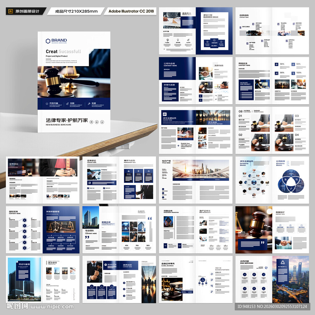 大气律师事务所画册