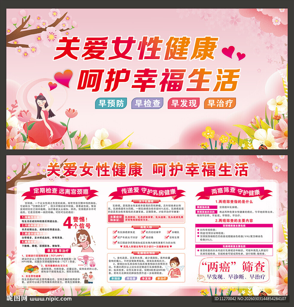女性健康宣传栏