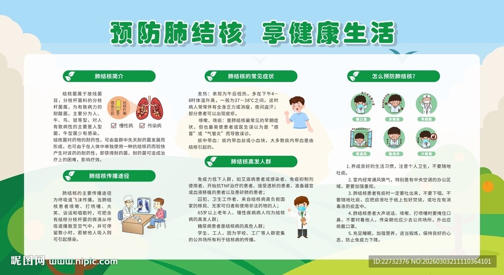 肺结核预防知识宣传