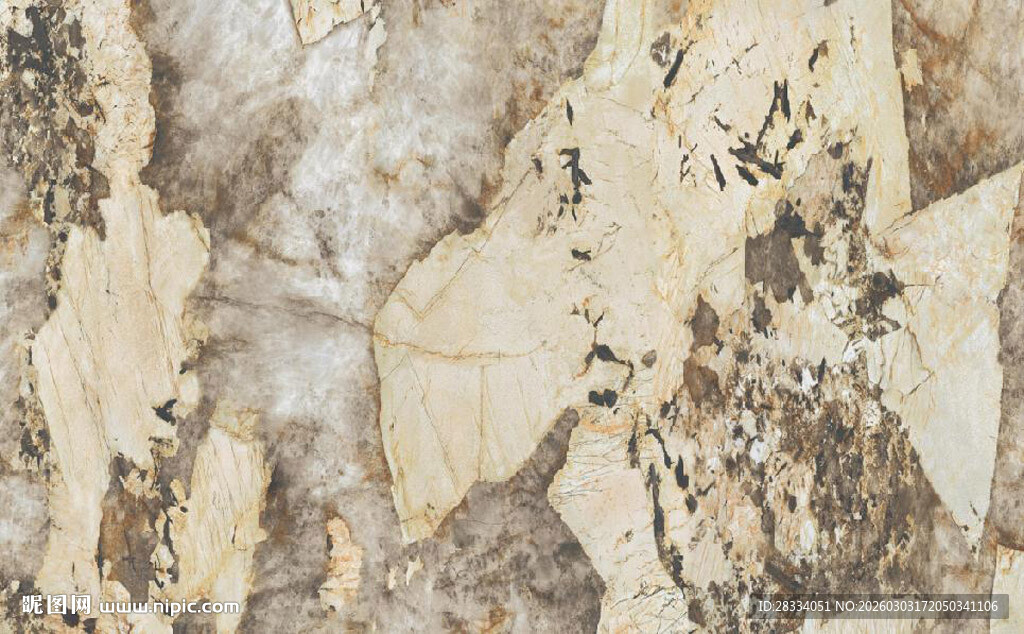 米黄色纹理大理石图案