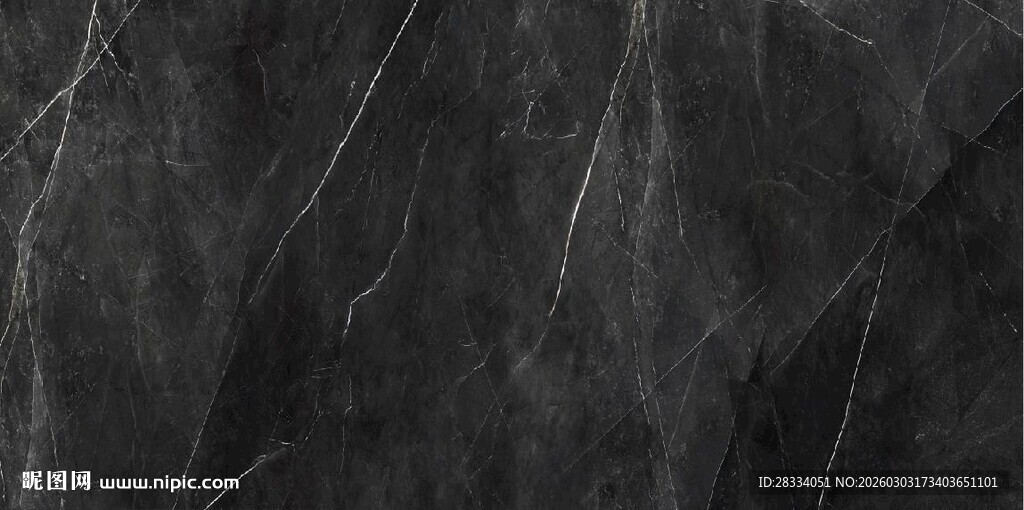 黑色黑白根大理石石纹