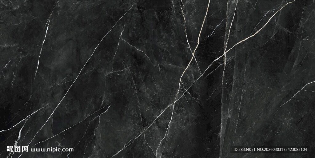 黑色黑白根大理石石纹