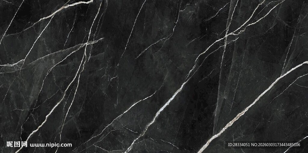 黑色黑白根大理石石纹