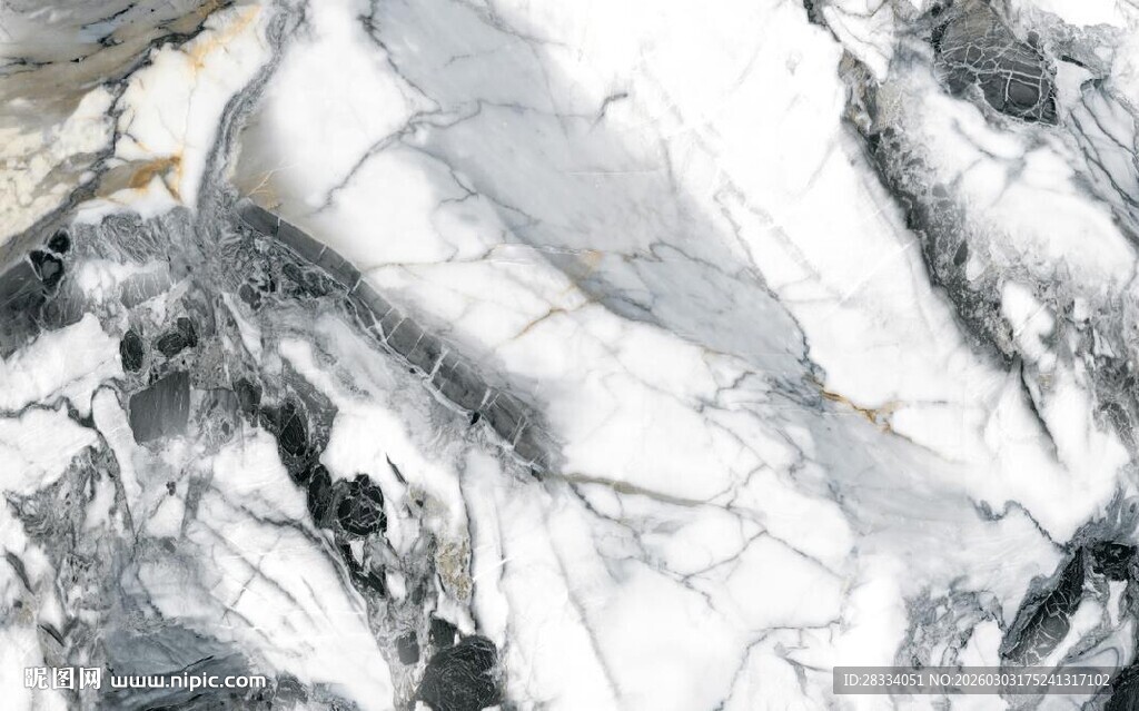 黑白大理石纹理图案