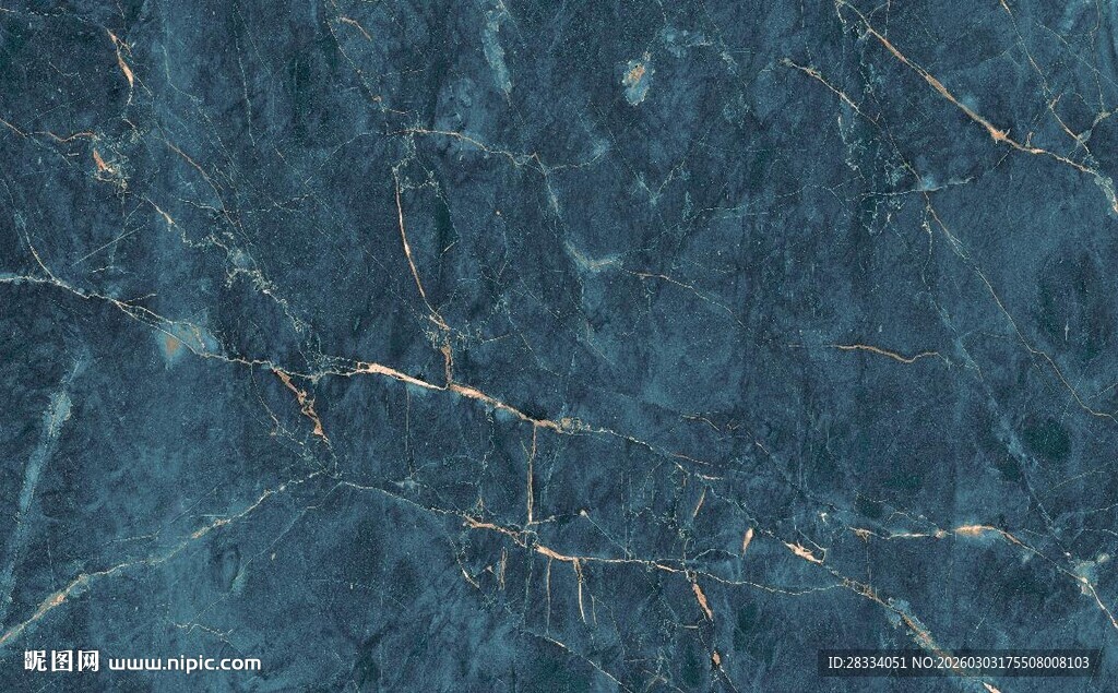 深蓝色大理石纹理背景