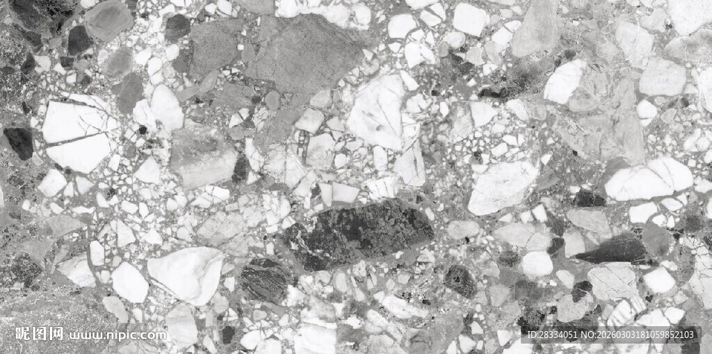 浅灰色碎石大理石石纹