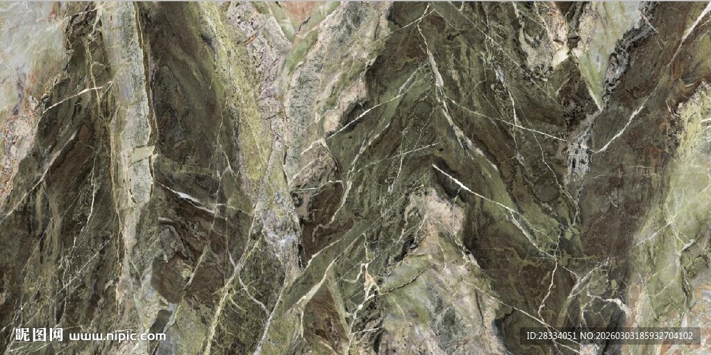 墨绿色大理石石纹