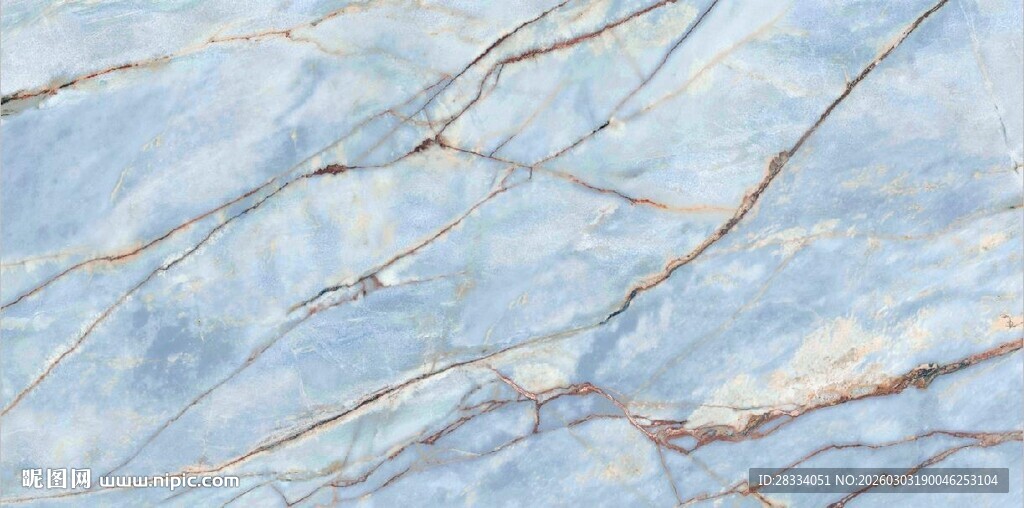 浅蓝色大理石纹理图案
