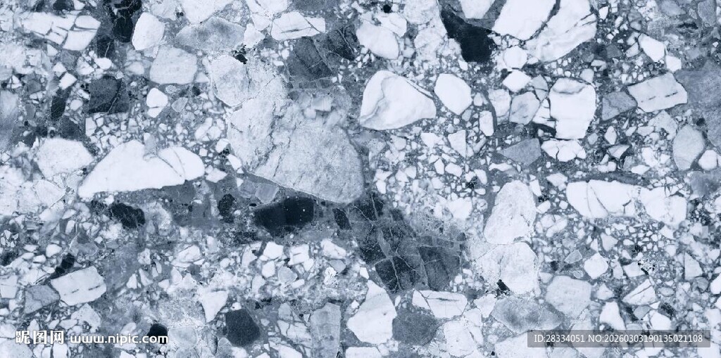 蓝色水磨石大理石石纹