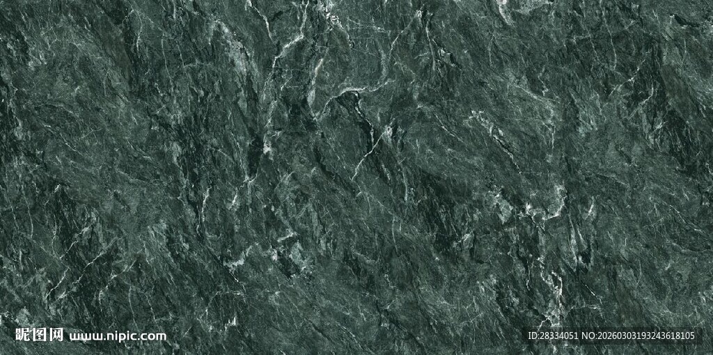 深绿色纹理大理石材质
