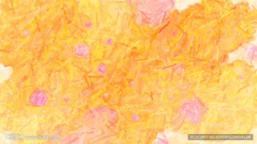 梦幻暖色调水彩抽象背景