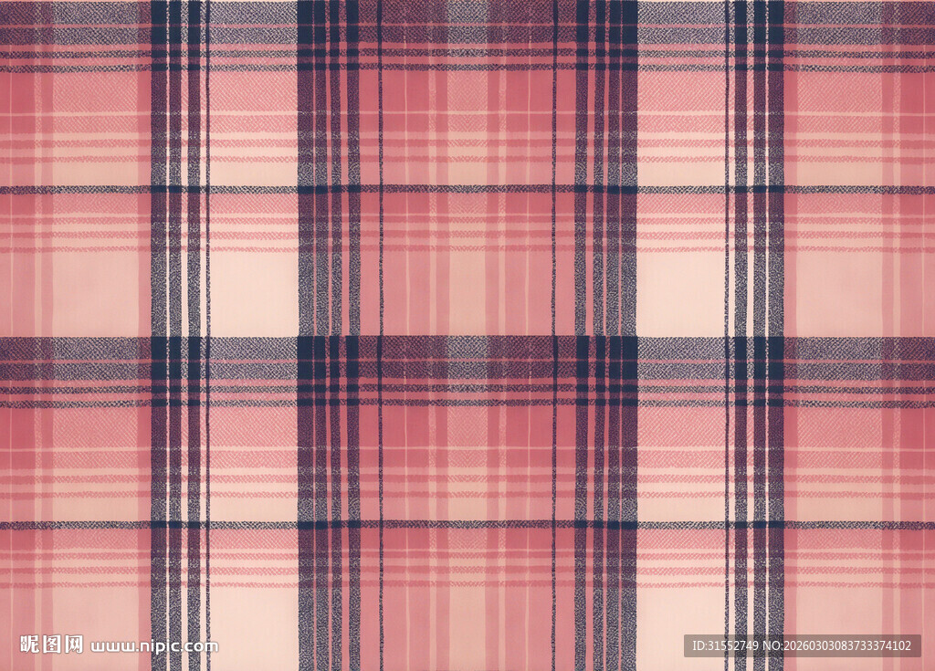 粉色格子图案纹理