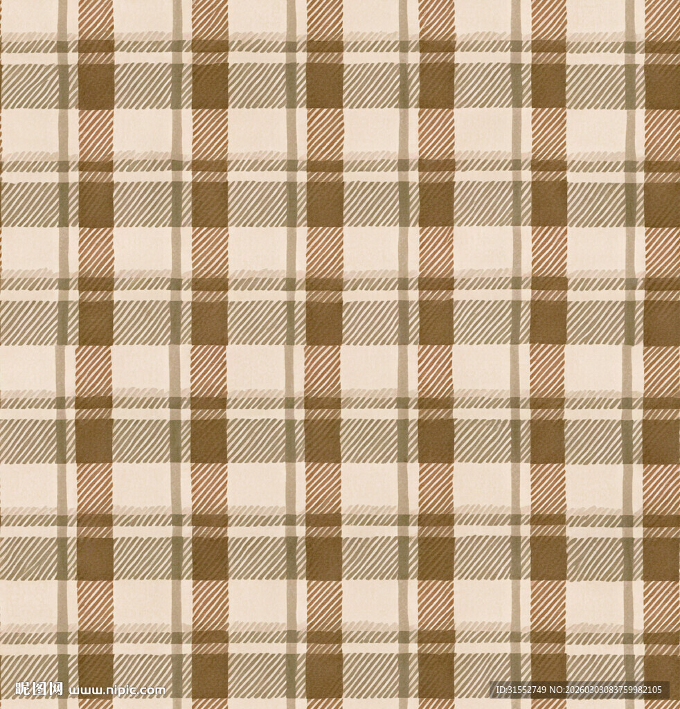 棕色格子纹理图案