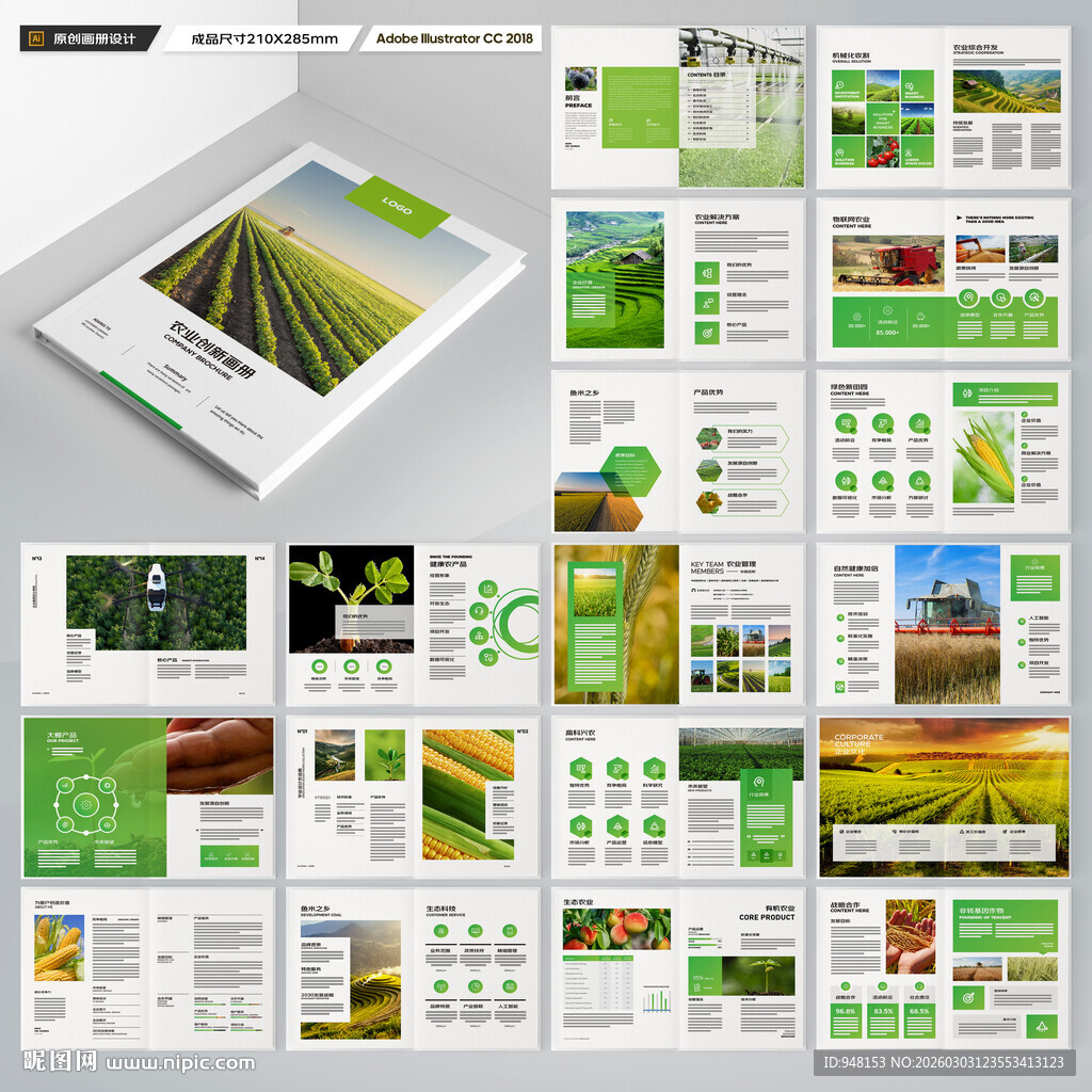 农产品宣传册