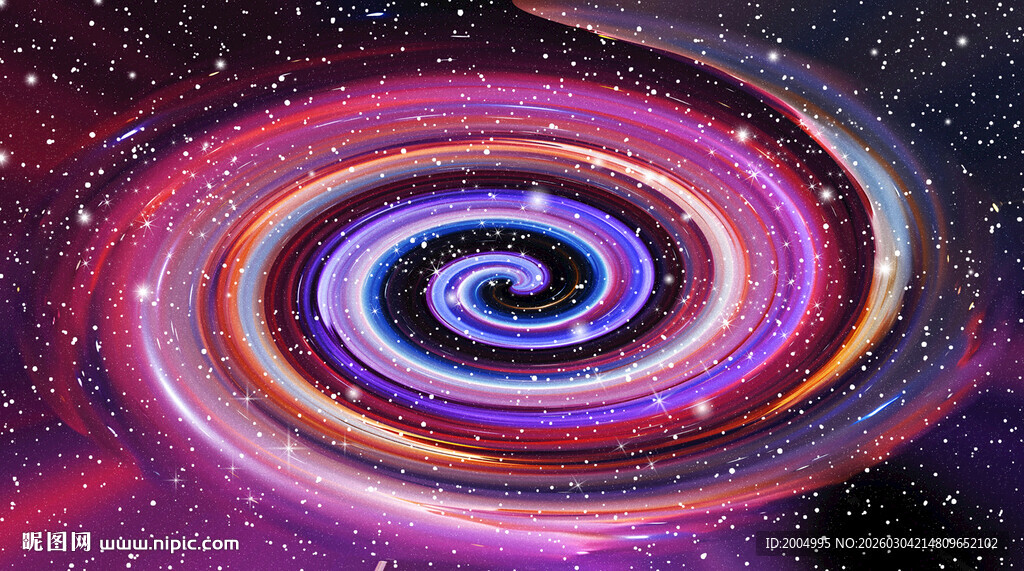 绚丽宇宙旋涡星空