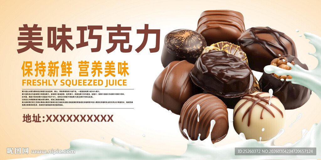 巧克力海报
