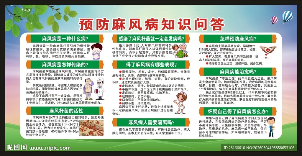 世界防治麻风病日宣传栏