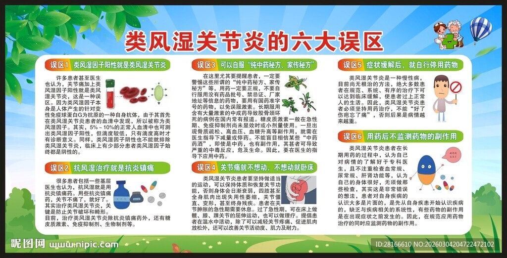 世界关节炎日宣传栏