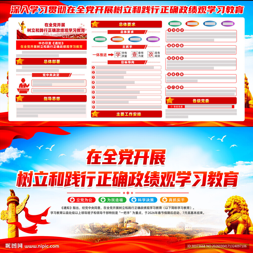 全党开展树立和践行正确政绩观