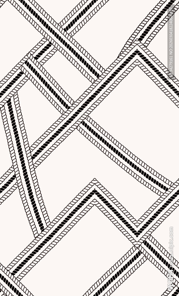 几何线条交错图案