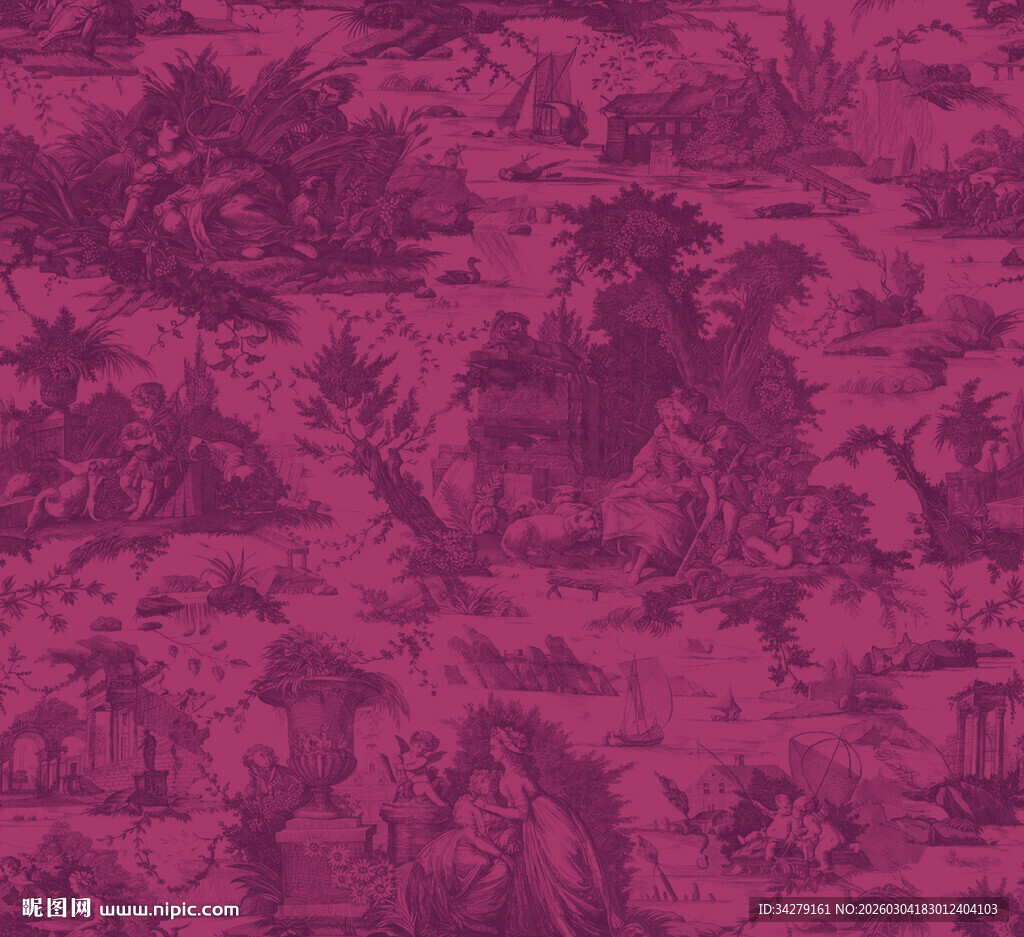 紫色迷彩图案纹理布料